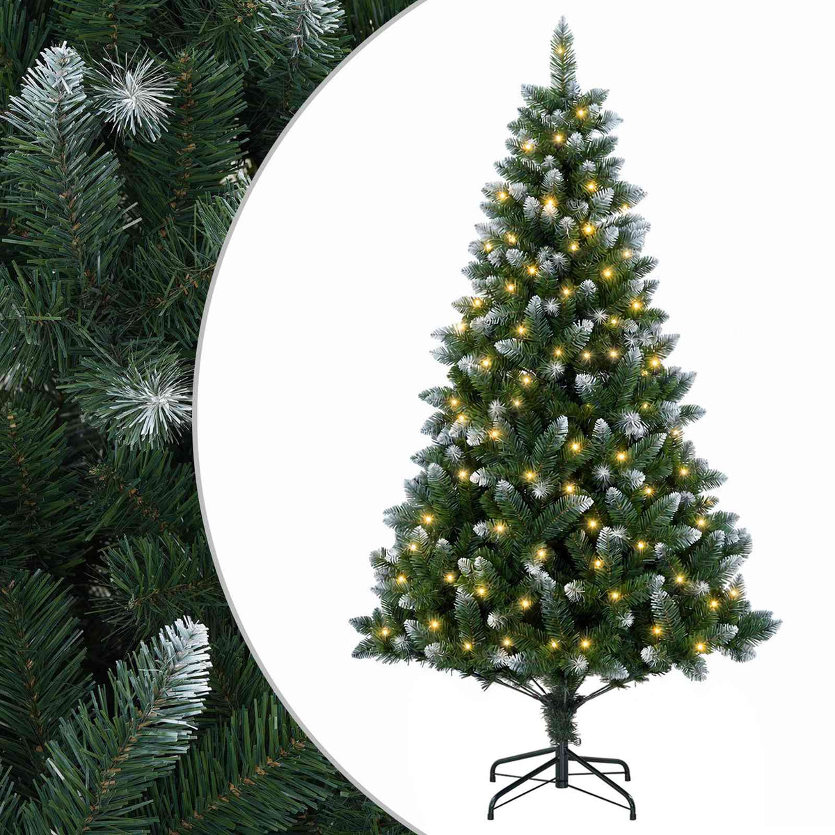 Dirbtinė Kalėdų eglutė 180 cm 300 LED Šilta balta