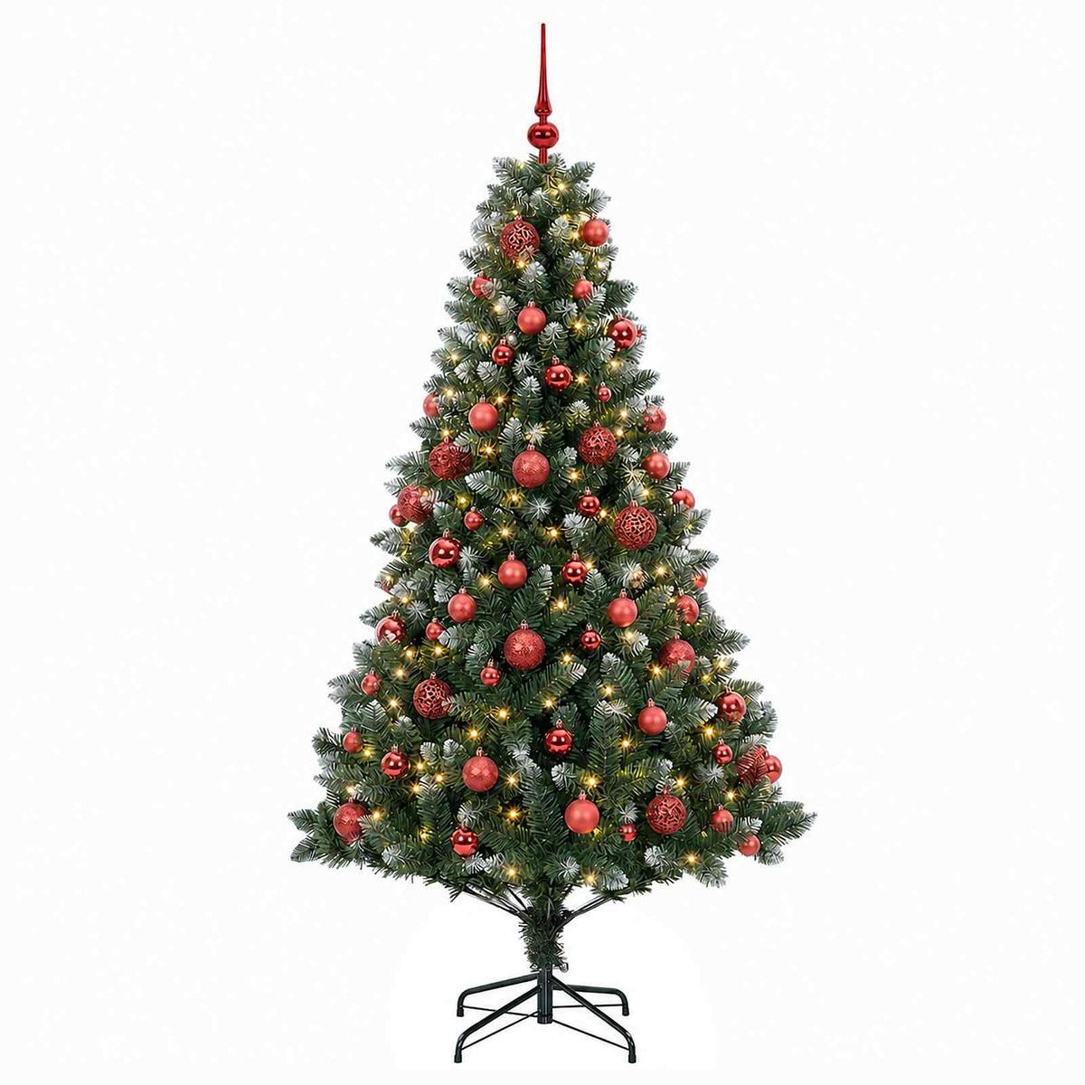 Dirbtinė Kalėdų eglutė su burbulais 240 cm 300 LED Šilta balta