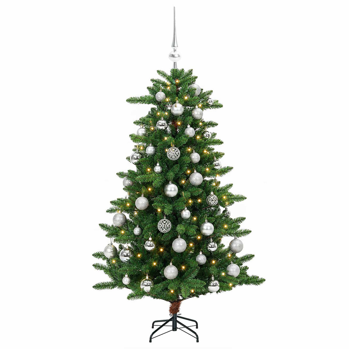 Artificial Christmas Tree with Bauble 150 cm 150 LED