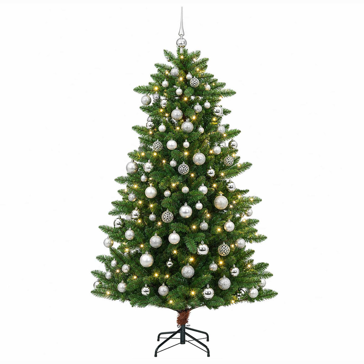 Artificial Christmas Tree with Bauble 180 cm 300 LED