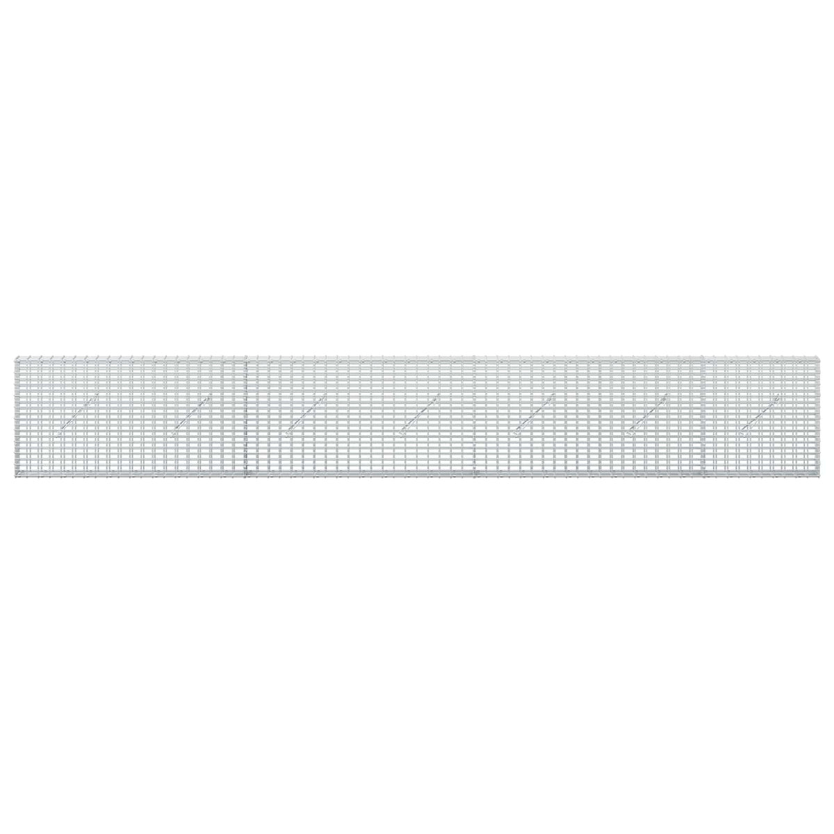 Gabionas su 3,5 mm viela ir 5x2,5 cm tinkleliu 350x10x50 cm
