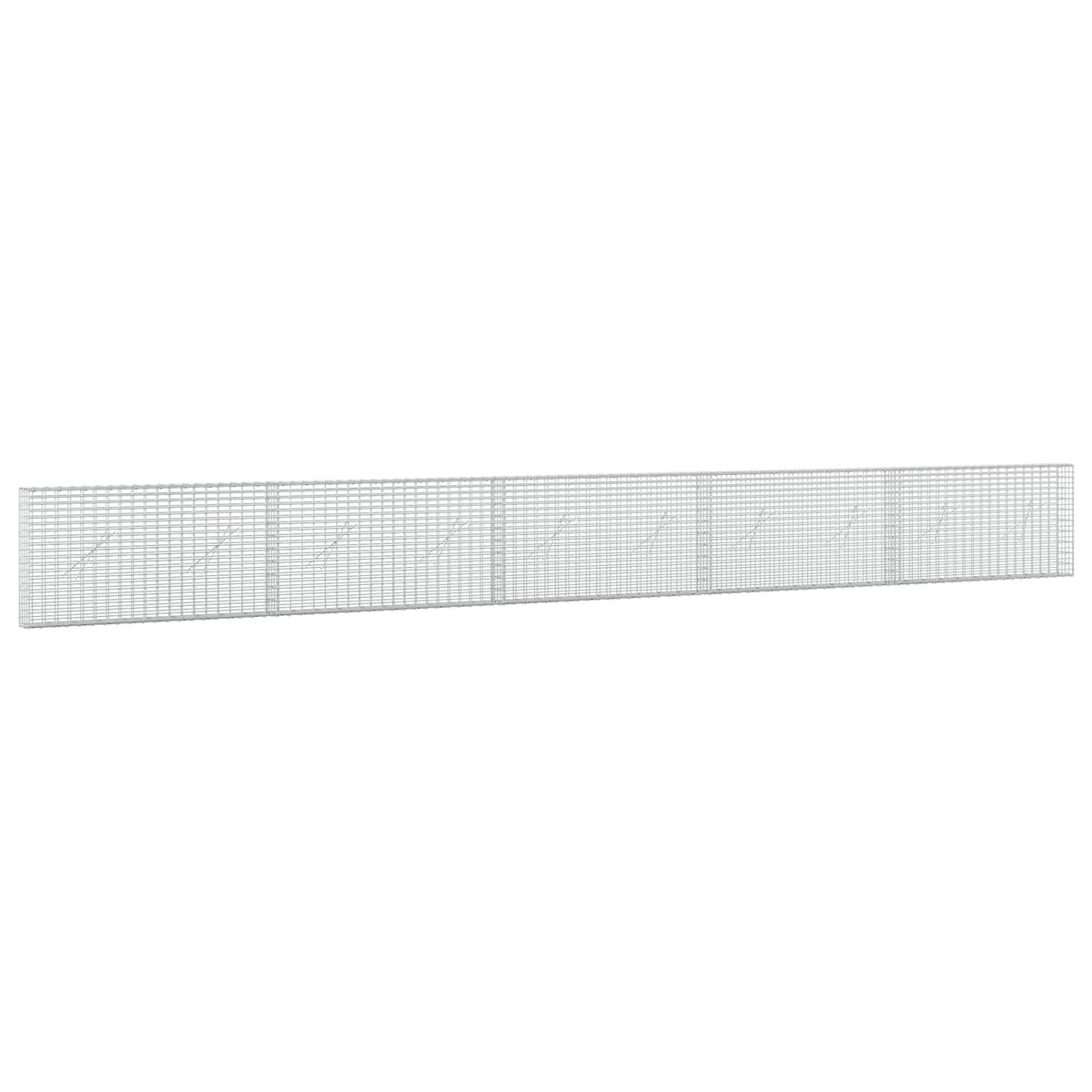 Gabionas su 3,5 mm viela ir 5x2,5 cm tinkleliu 500x10x50 cm