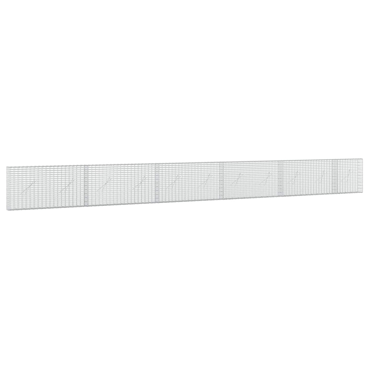 Gabionas su 3,5 mm viela ir 5x2,5 cm tinkleliu 550x10x50 cm