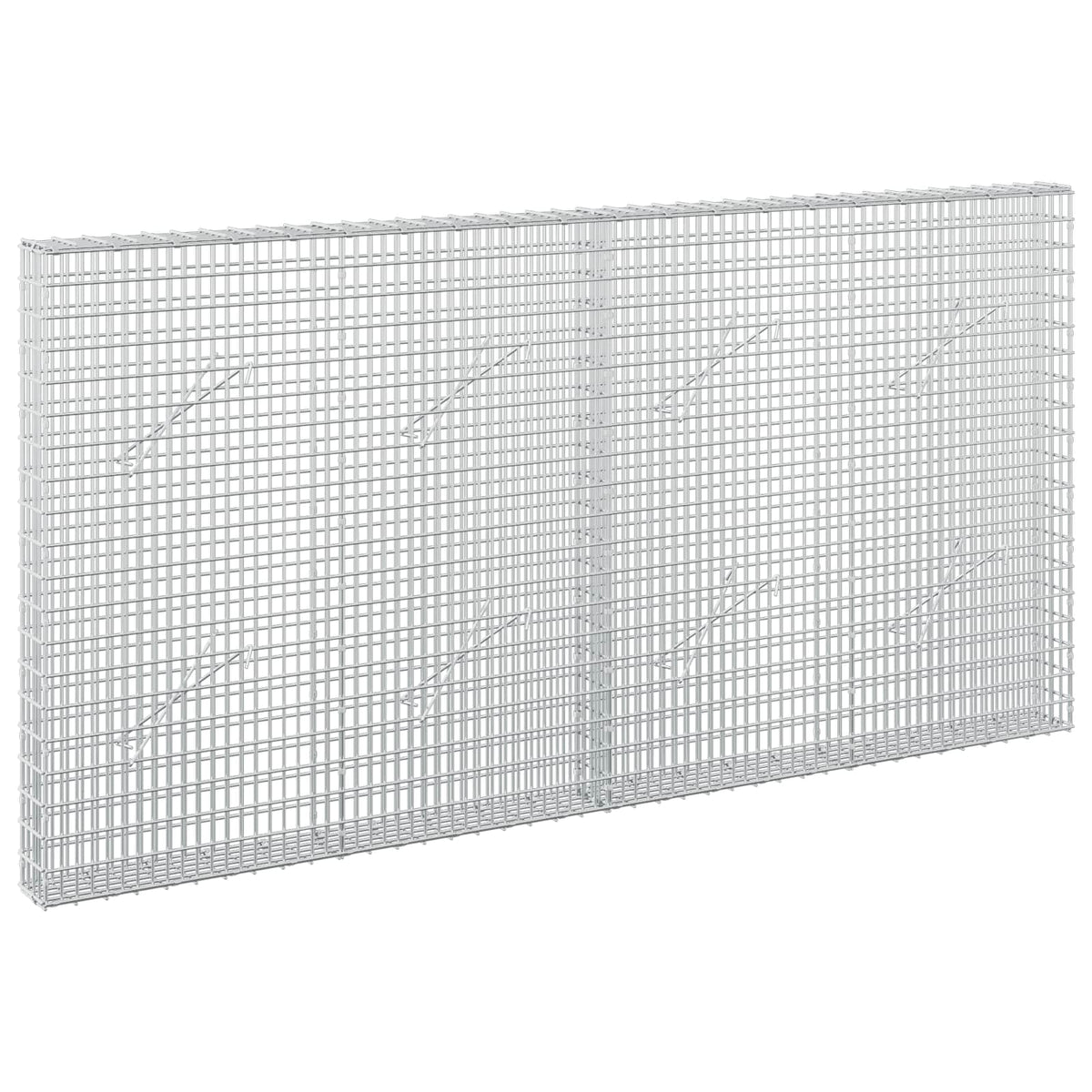 Gabionas su 3,5 mm viela ir 5x2,5 cm tinkleliu 200x10x100 cm