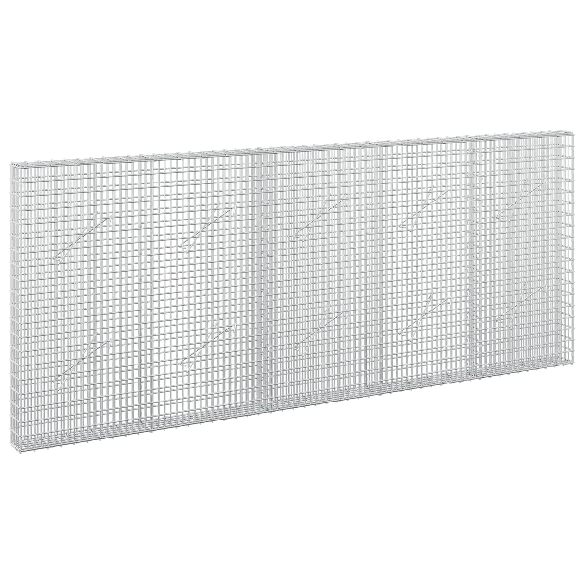 Gabionas su 3,5 mm viela ir 5x2,5 cm tinkleliu 250x10x100 cm