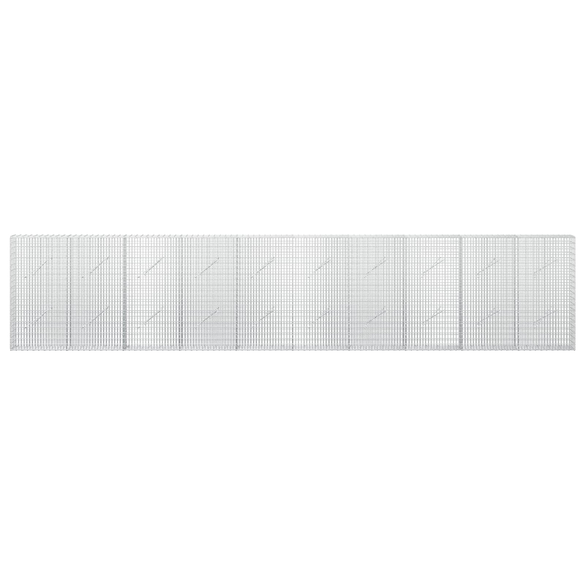 Gabionas su 3,5 mm viela ir 5x2,5 cm tinkleliu 500x10x100 cm