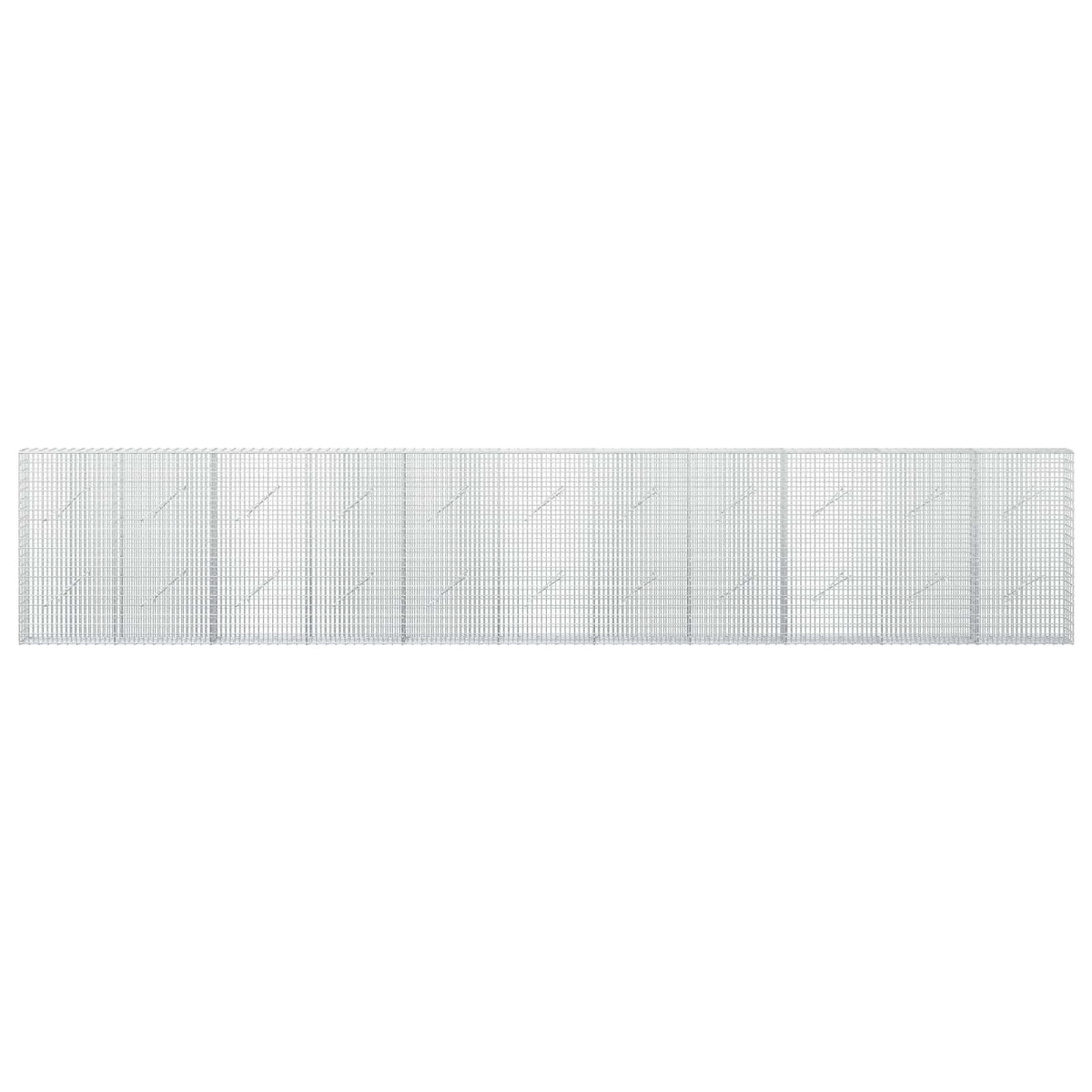 Gabionas su 3,5 mm viela ir 5x2,5 cm tinkleliu 550x10x100 cm