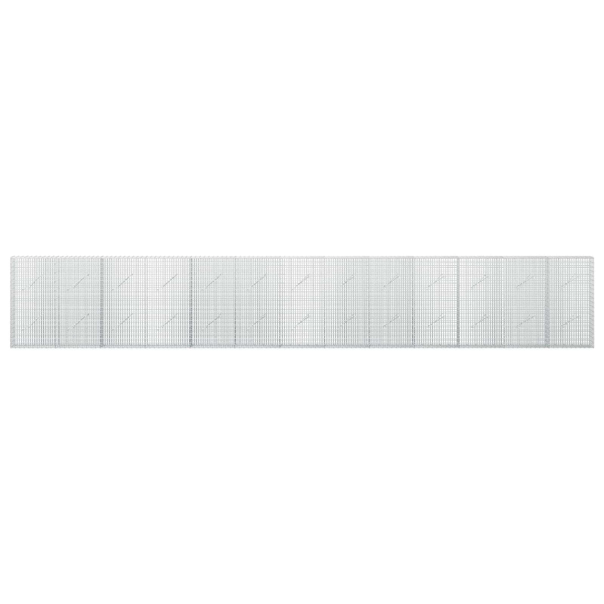 Gabionas su 3,5 mm viela ir 5x2,5 cm tinkleliu 650x10x100 cm
