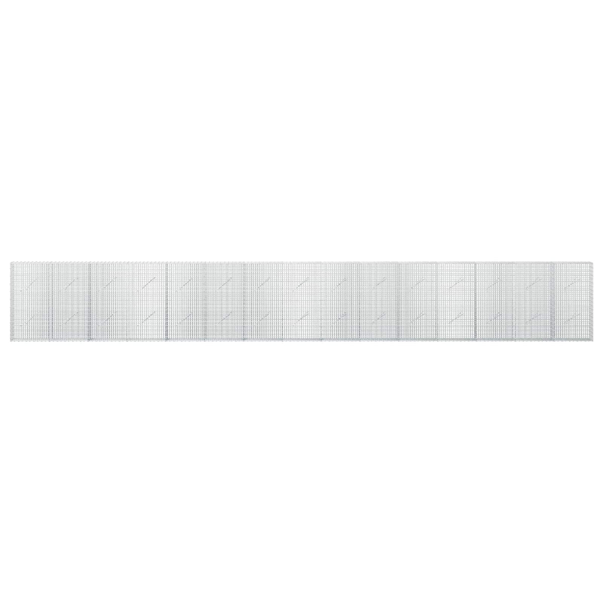 Gabionas su 3,5 mm viela ir 5x2,5 cm tinkleliu 750x10x100 cm
