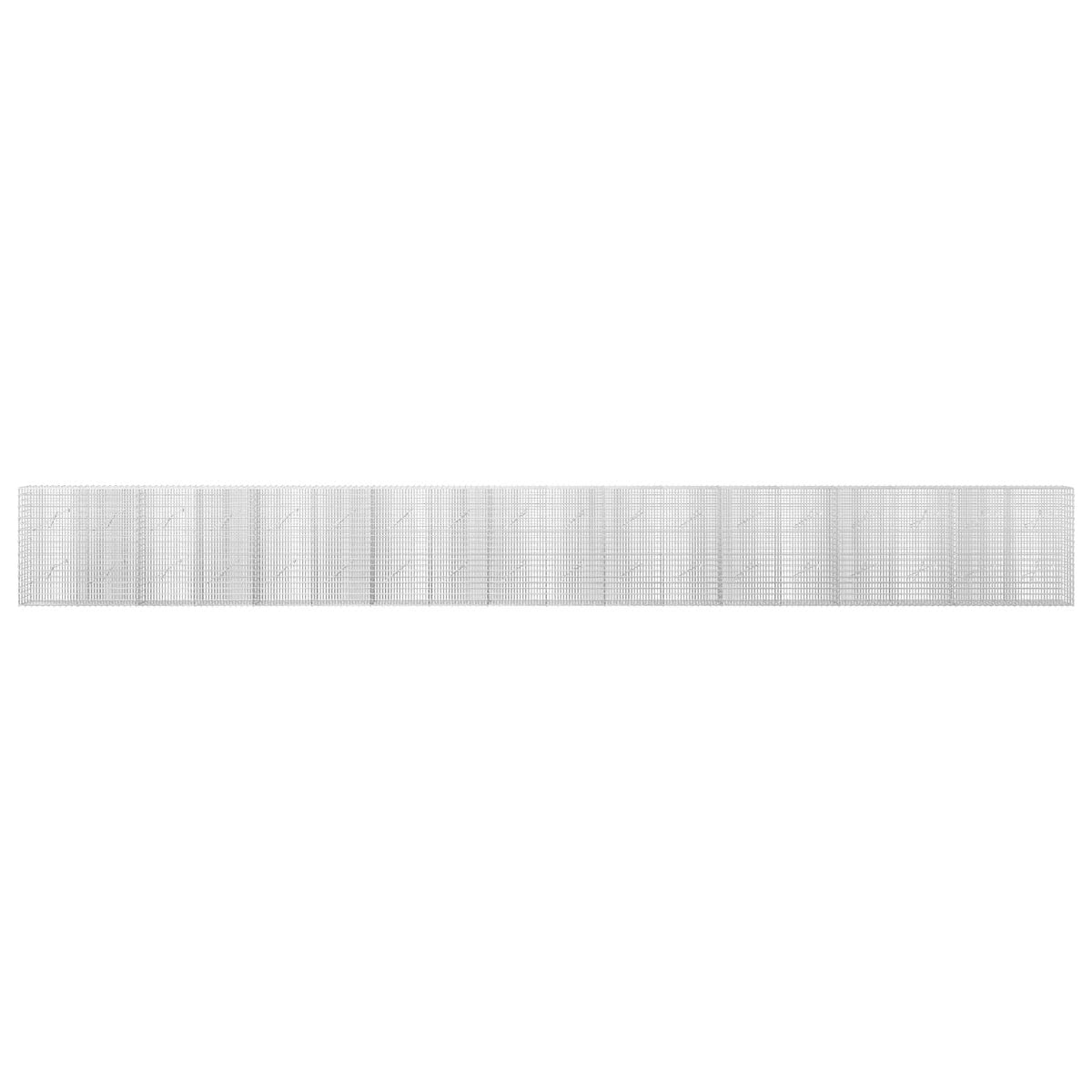 Gabionas su 3,5 mm viela ir 5x2,5 cm tinkleliu 900x10x100 cm