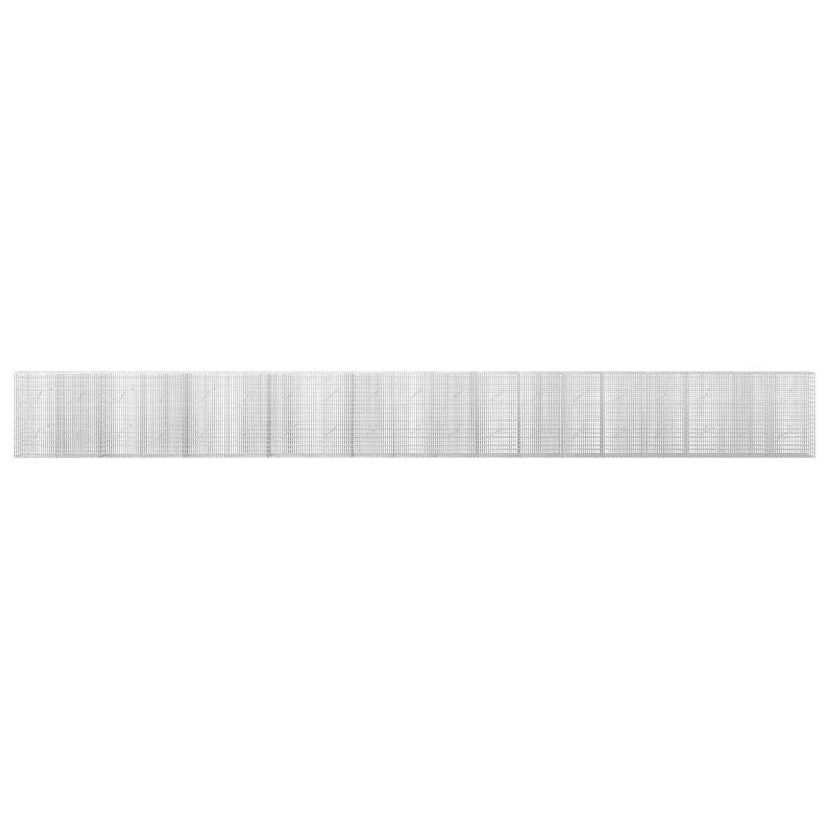 Gabionas su 3,5 mm viela ir 5x2,5 cm tinkleliu 950x10x100 cm