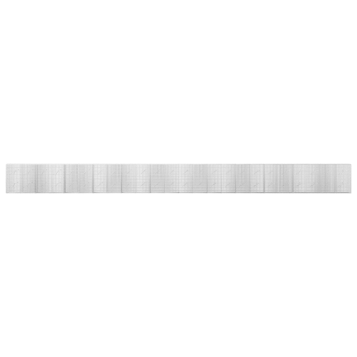 Gabionas su 3,5 mm viela ir 5x2,5 cm tinkleliu 1200x10x100 cm