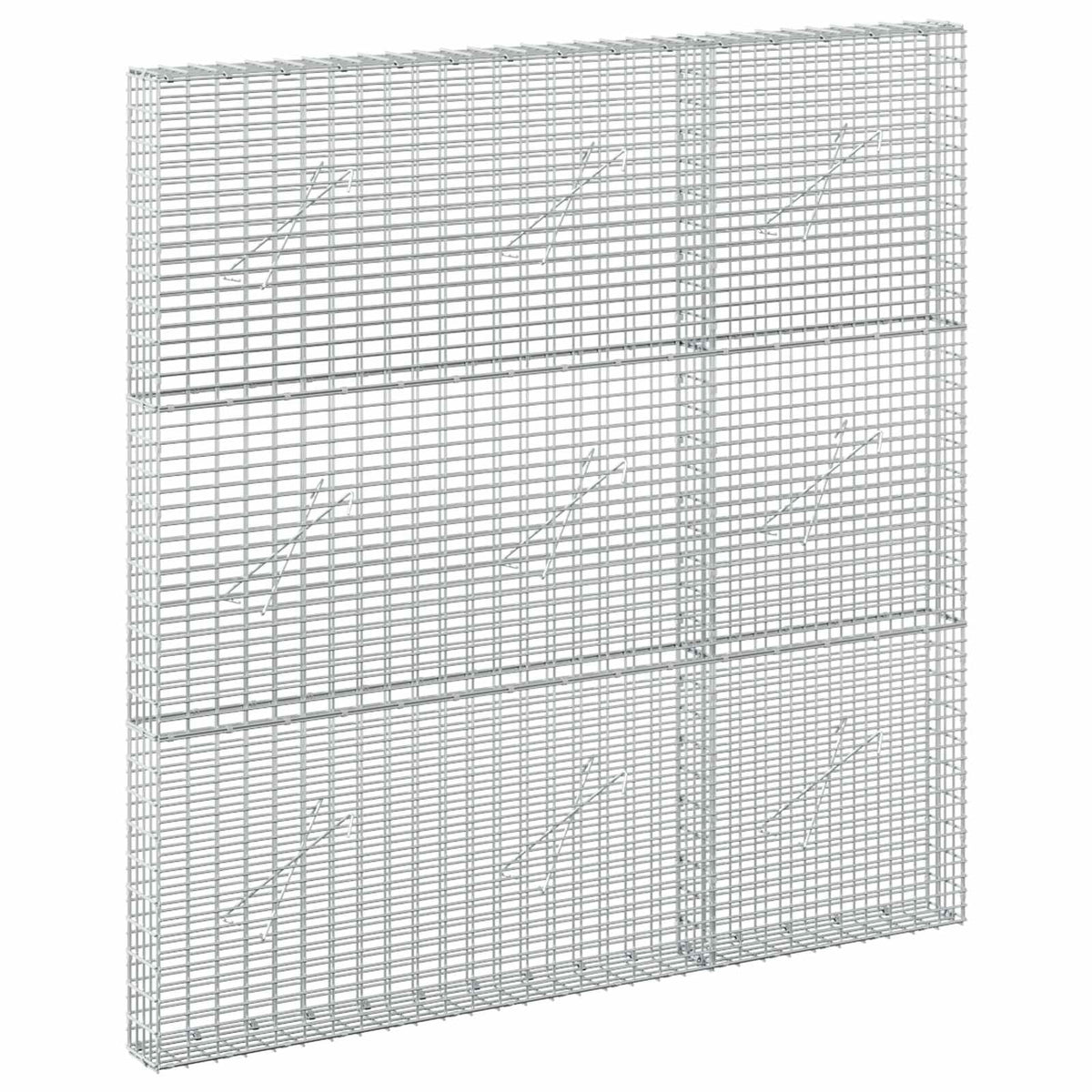 Gabionas su 3,5 mm viela ir 5x2,5 cm tinkleliu 150x10x150 cm