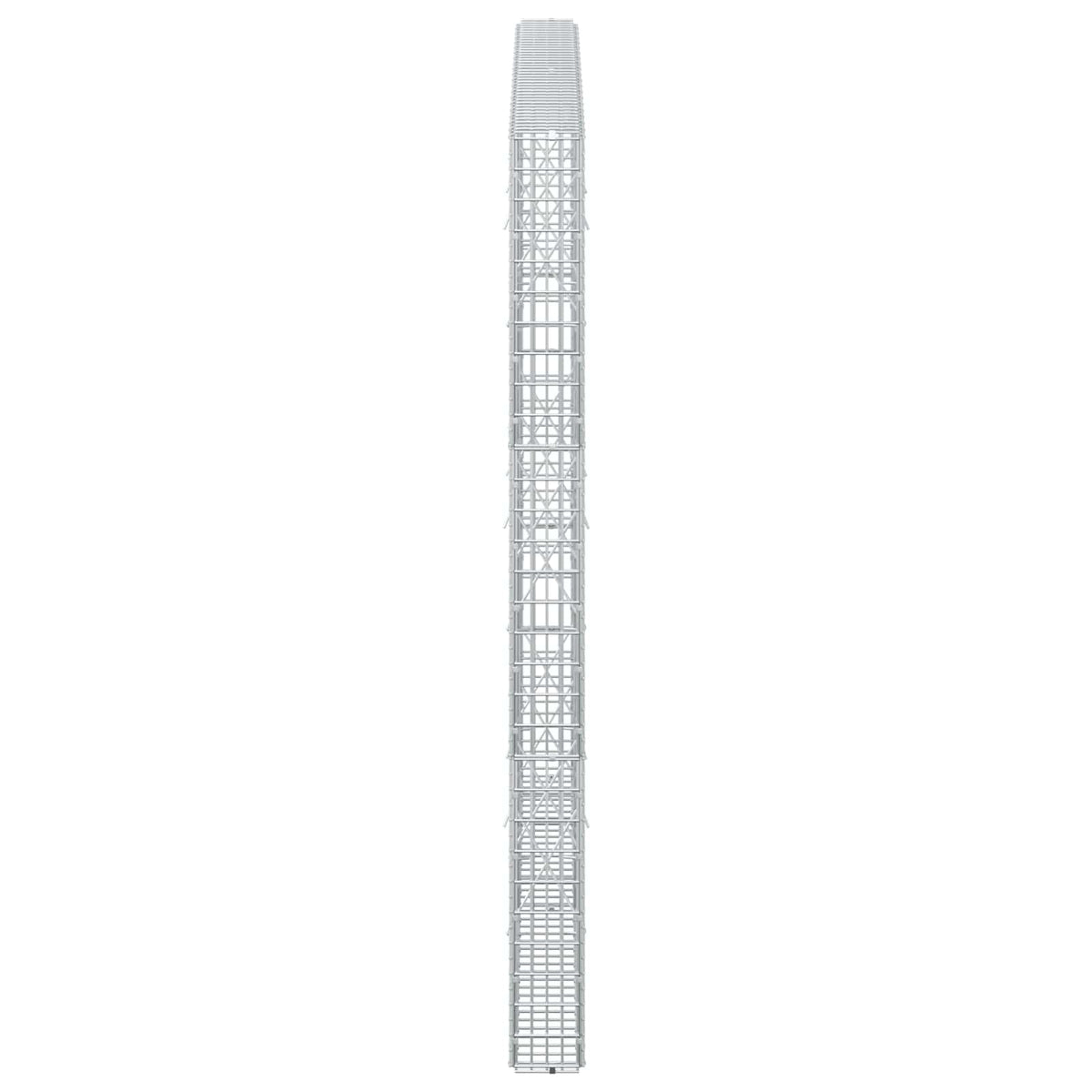 Gabionas su 3,5 mm viela ir 5x2,5 cm tinkleliu 200x10x150 cm