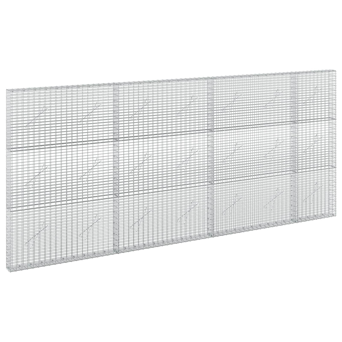 Gabionas su 3,5 mm viela ir 5x2,5 cm tinkleliu 350x10x150 cm