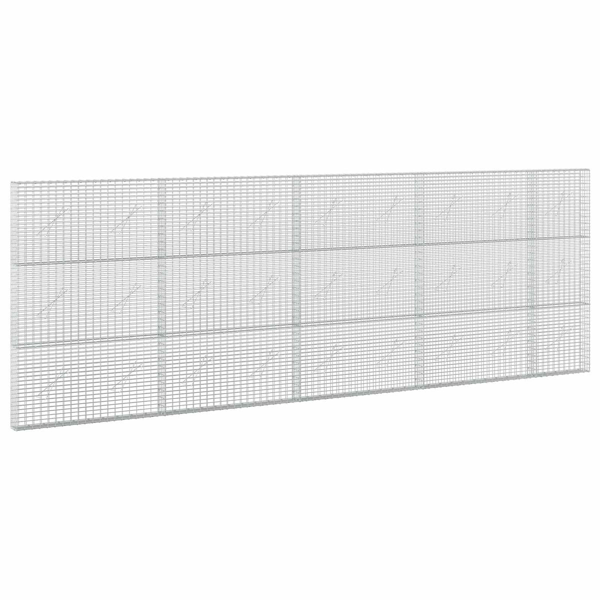 Gabionas su 3,5 mm viela ir 5x2,5 cm tinkleliu 450x10x150 cm