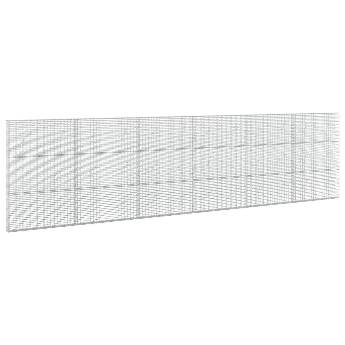 Gabionas su 3,5 mm viela ir 5x2,5 cm tinkleliu 600x10x150 cm