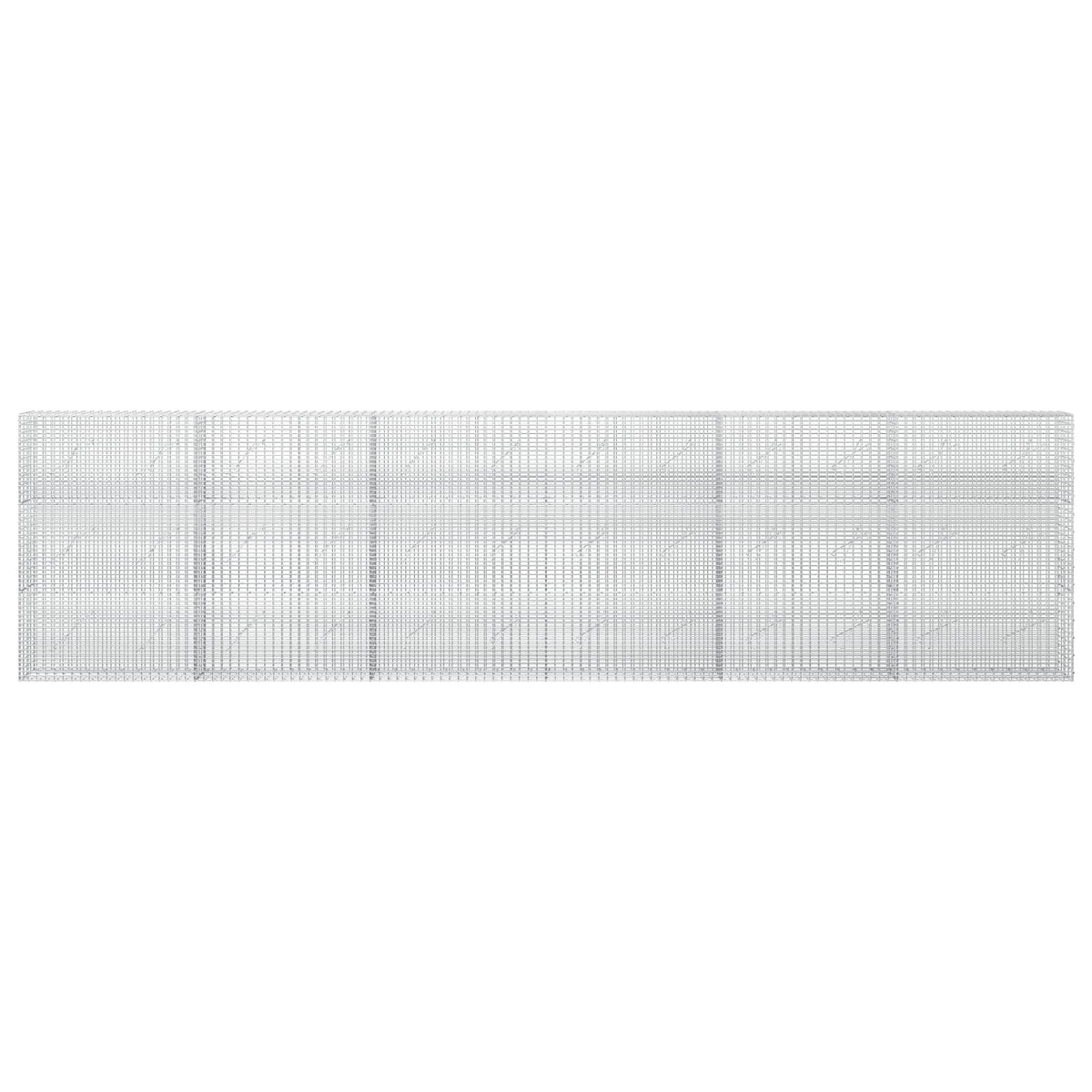 Gabionas su 3,5 mm viela ir 5x2,5 cm tinkleliu 600x10x150 cm