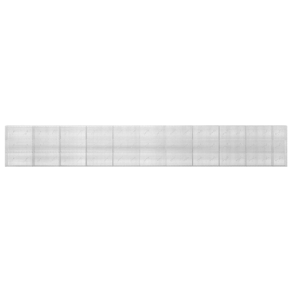 Gabionas su 3,5 mm viela ir 5x2,5 cm tinkleliu 1050x10x150 cm