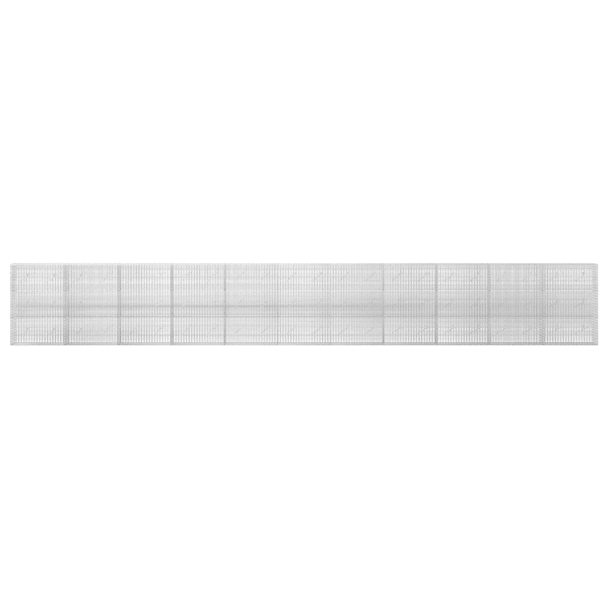 Gabionas su 3,5 mm viela ir 5x2,5 cm tinkleliu 1100x10x150 cm