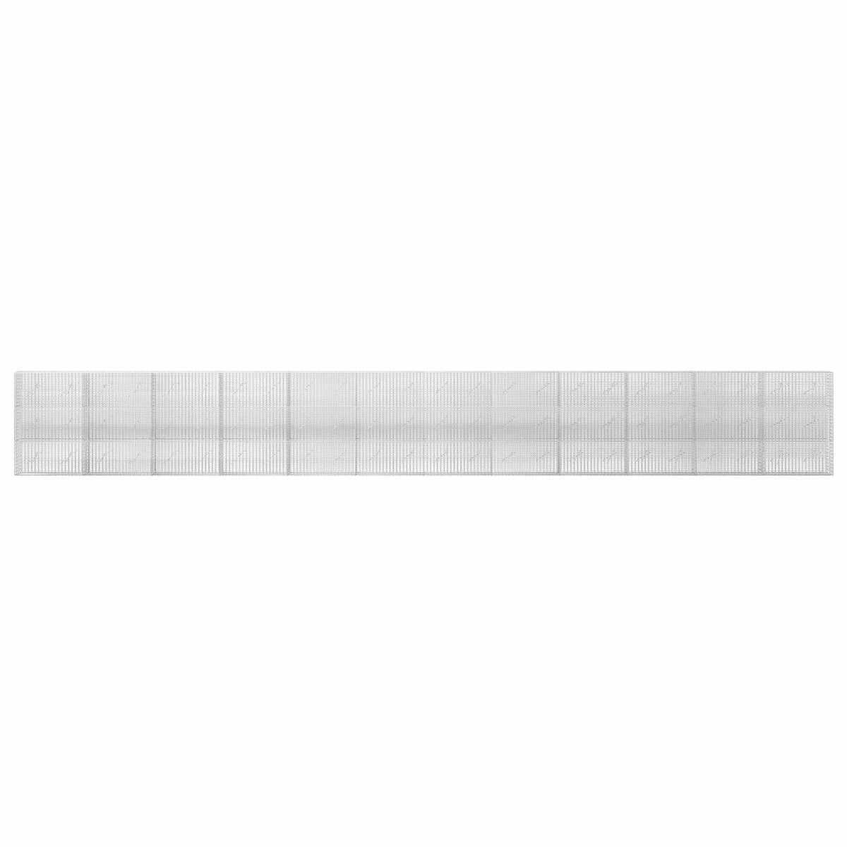 Gabionas su 3,5 mm viela ir 5x2,5 cm tinkleliu 1200x10x150 cm