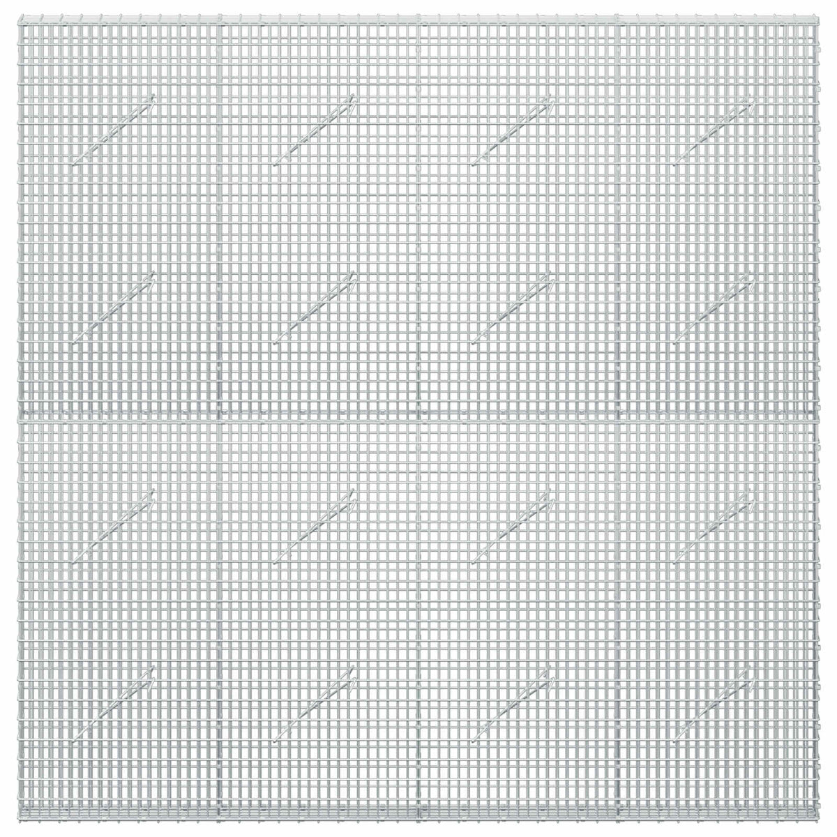 Gabionas su 3,5 mm viela ir 5x2,5 cm tinkleliu 200x10x200 cm