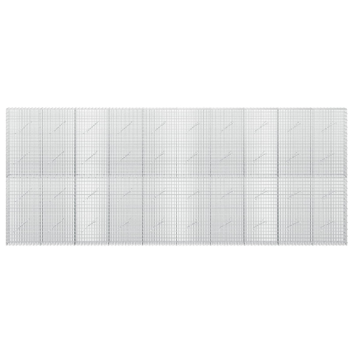 Gabionas su 3,5 mm viela ir 5x2,5 cm tinkleliu 500x10x200 cm