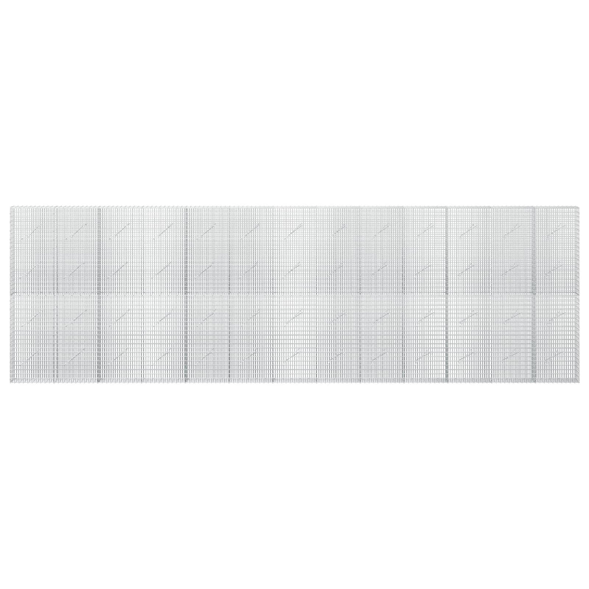 Gabionas su 3,5 mm viela ir 5x2,5 cm tinkleliu 650x10x200 cm