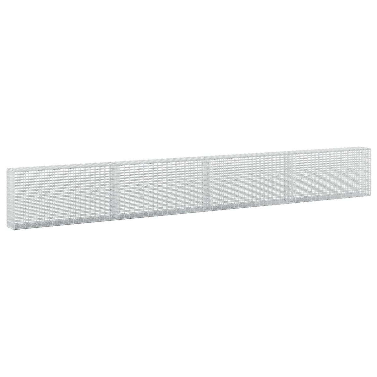 Gabionas su 3,5 mm viela ir 5x2,5 cm tinkleliu 400x20x50 cm