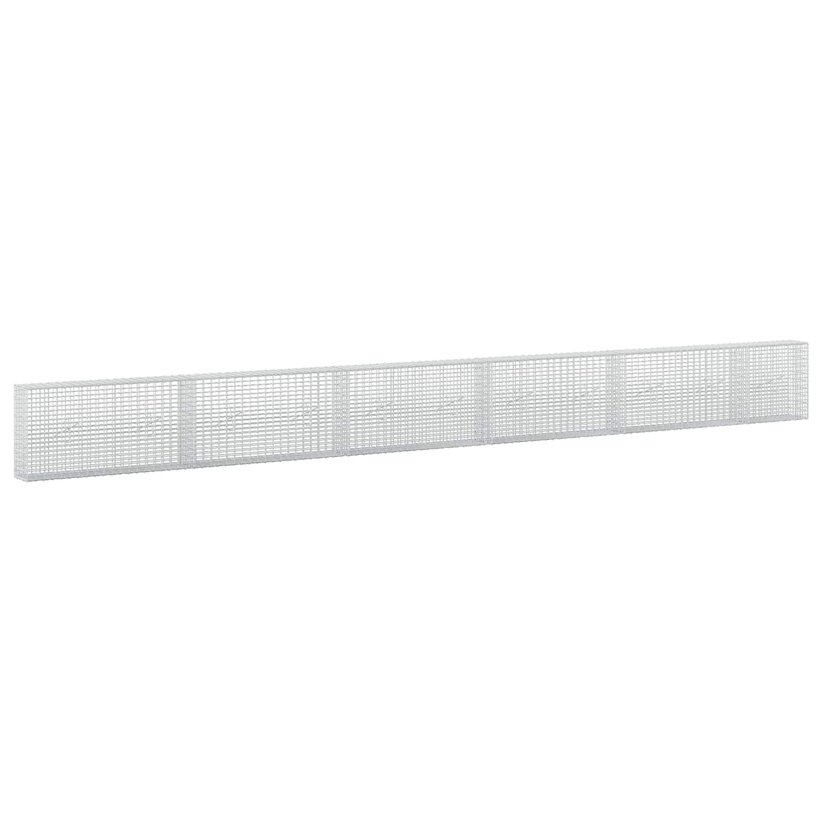 Gabionas su 3,5 mm viela ir 5x2,5 cm tinkleliu 550x20x50 cm