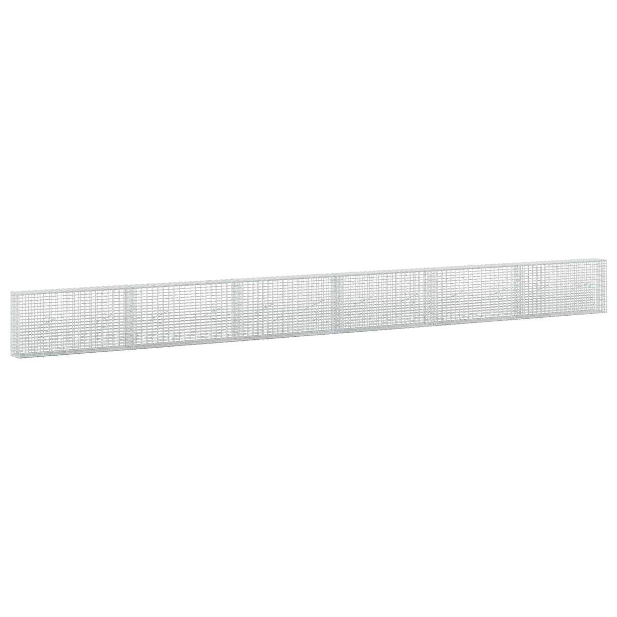 Gabionas su 3,5 mm viela ir 5x2,5 cm tinkleliu 600x20x50 cm
