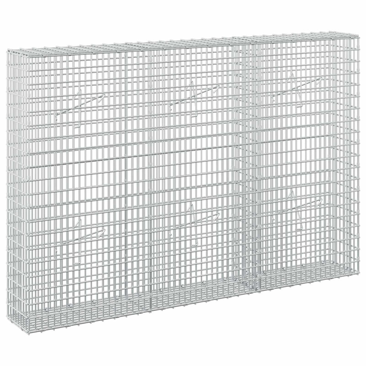 Gabionas su 3,5 mm viela ir 5x2,5 cm tinkleliu 150x20x100 cm