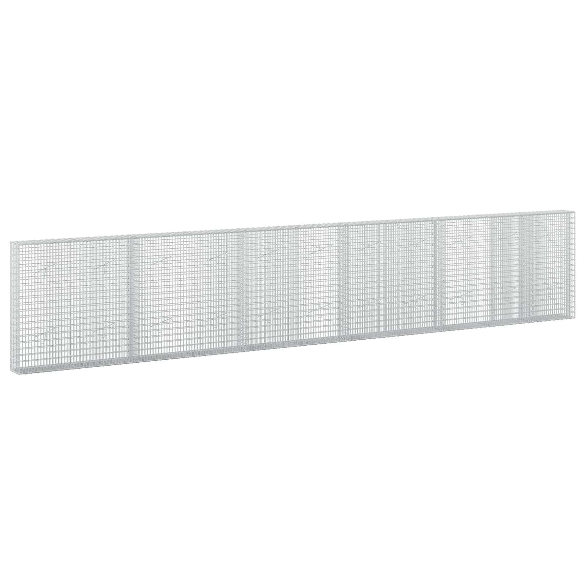 Gabionas su 3,5 mm viela ir 5x2,5 cm tinkleliu 550x20x100 cm