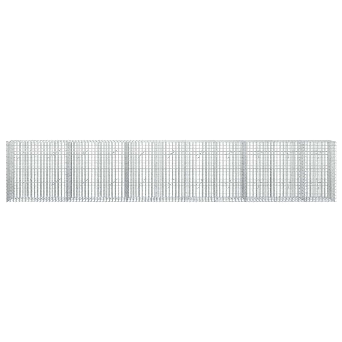 Gabionas su 3,5 mm viela ir 5x2,5 cm tinkleliu 550x20x100 cm
