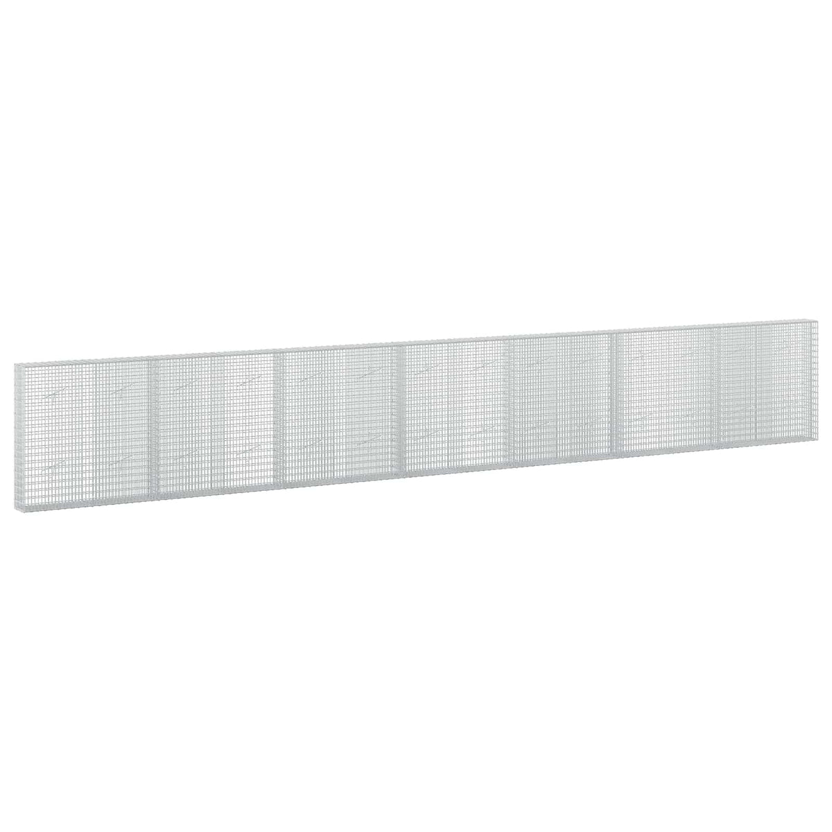Gabionas su 3,5 mm viela ir 5x2,5 cm tinkleliu 700x20x100 cm