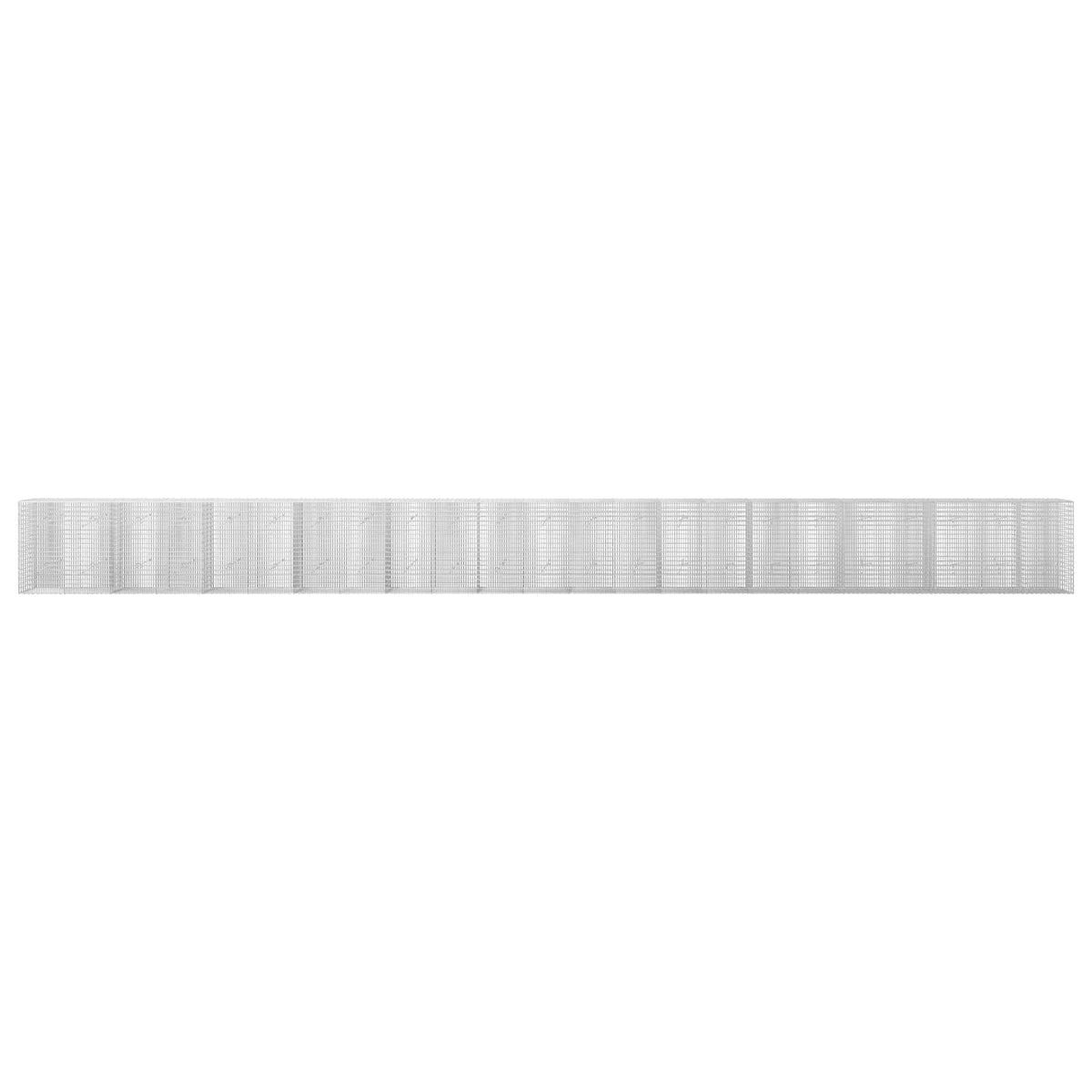 Gabionas su 3,5 mm viela ir 5x2,5 cm tinkleliu 1150x20x100 cm