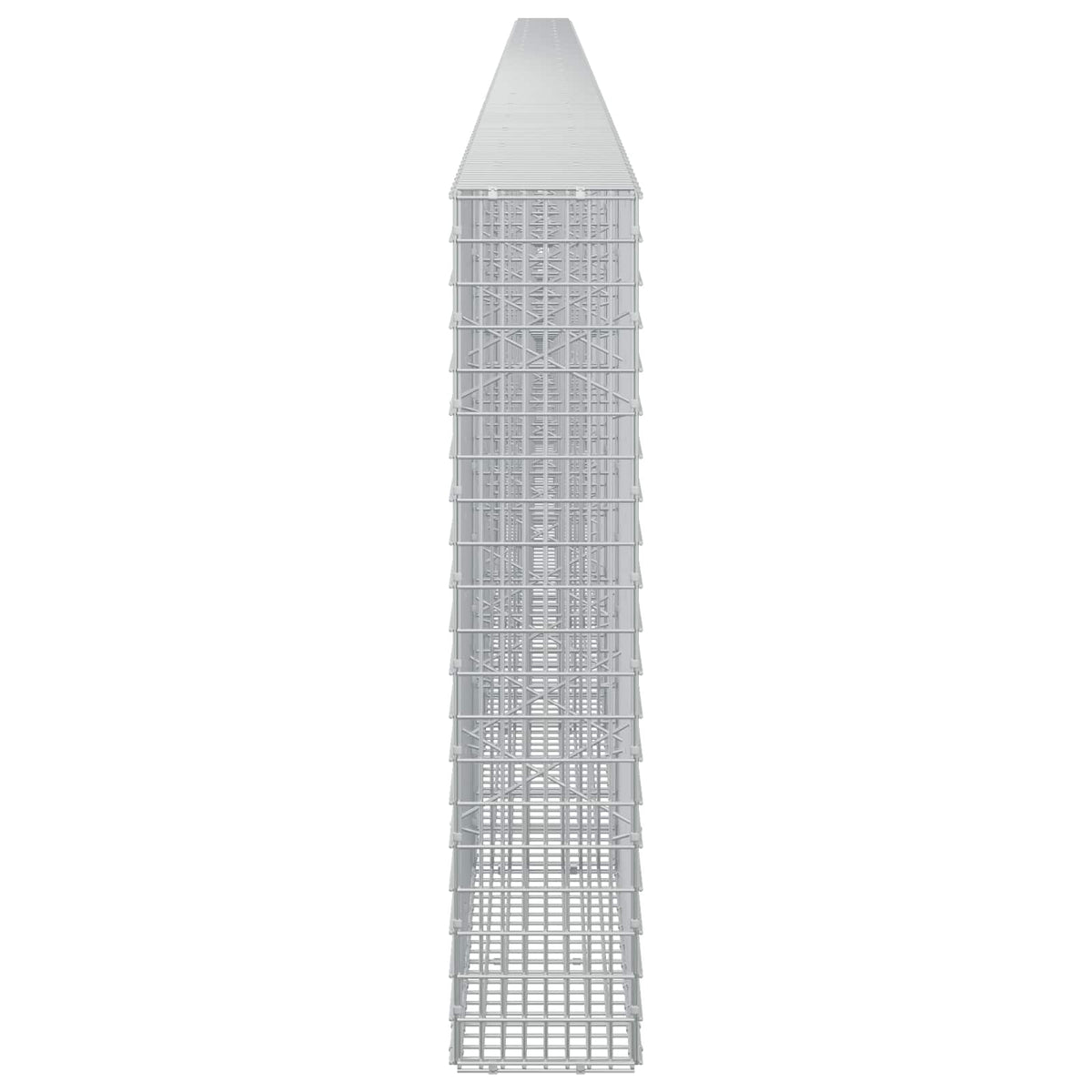 Gabionas su 3,5 mm viela ir 5x2,5 cm tinkleliu 1150x20x100 cm