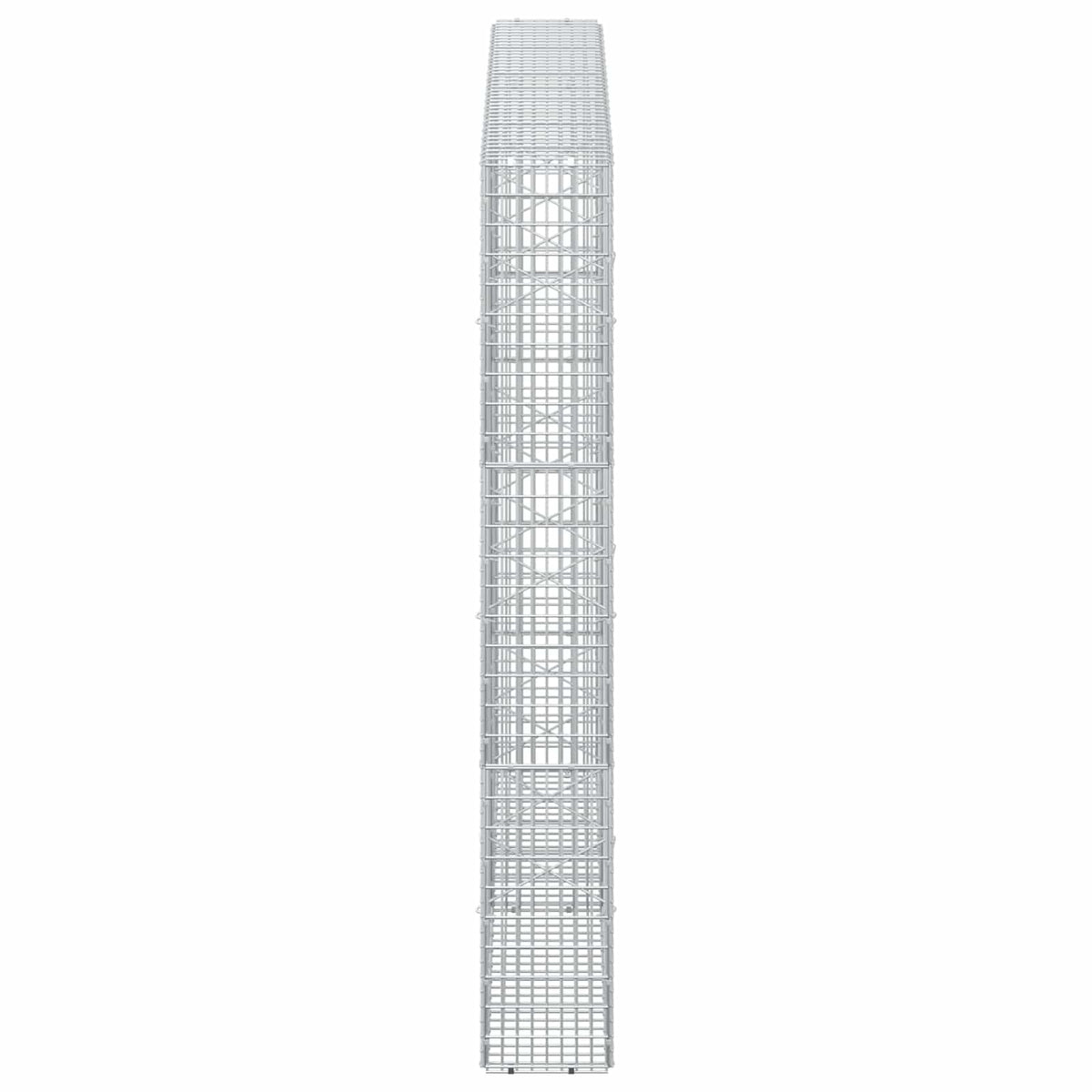 Gabionas su 3,5 mm viela ir 5x2,5 cm tinkleliu 200x20x150 cm