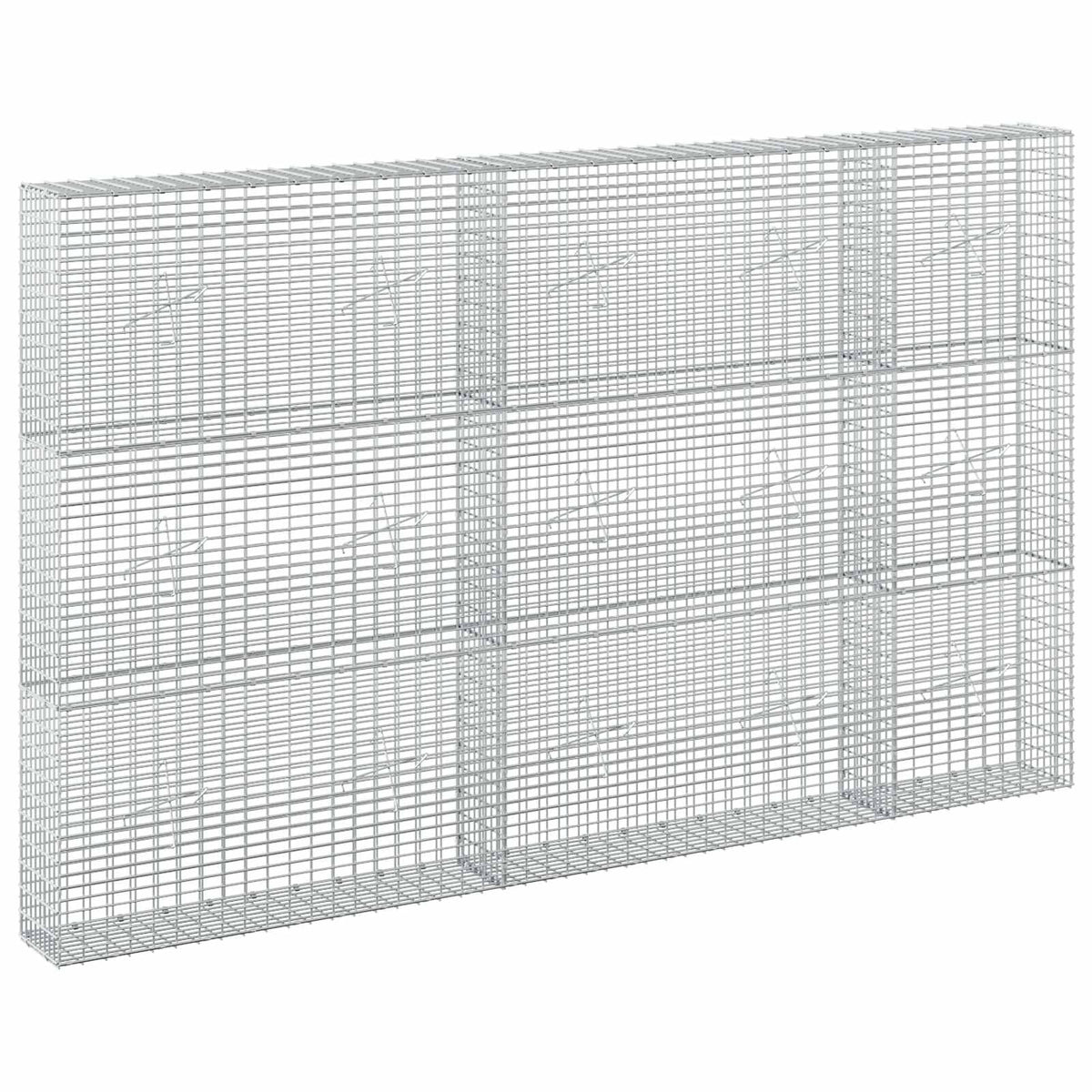 Gabionas su 3,5 mm viela ir 5x2,5 cm tinkleliu 250x20x150 cm