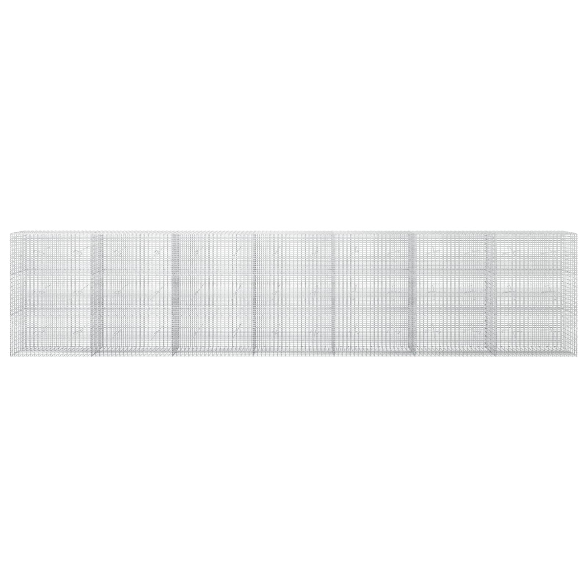 Gabionas su 3,5 mm viela ir 5x2,5 cm tinkleliu 700x20x150 cm