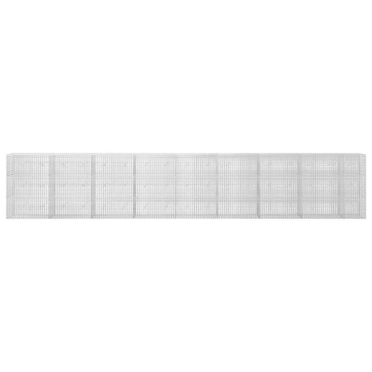 Gabionas su 3,5 mm viela ir 5x2,5 cm tinkleliu 850x20x150 cm