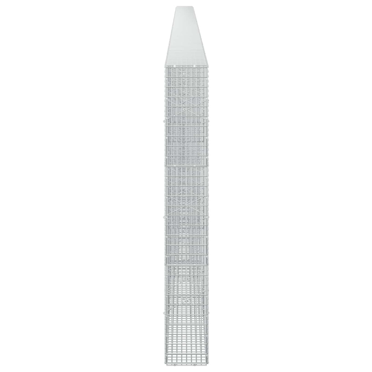 Gabionas su 3,5 mm viela ir 5x2,5 cm tinkleliu 1100x20x150 cm