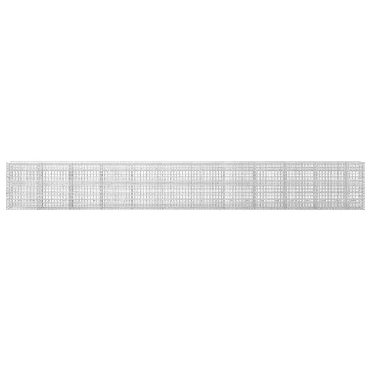 Gabionas su 3,5 mm viela ir 5x2,5 cm tinkleliu 1150x20x150 cm
