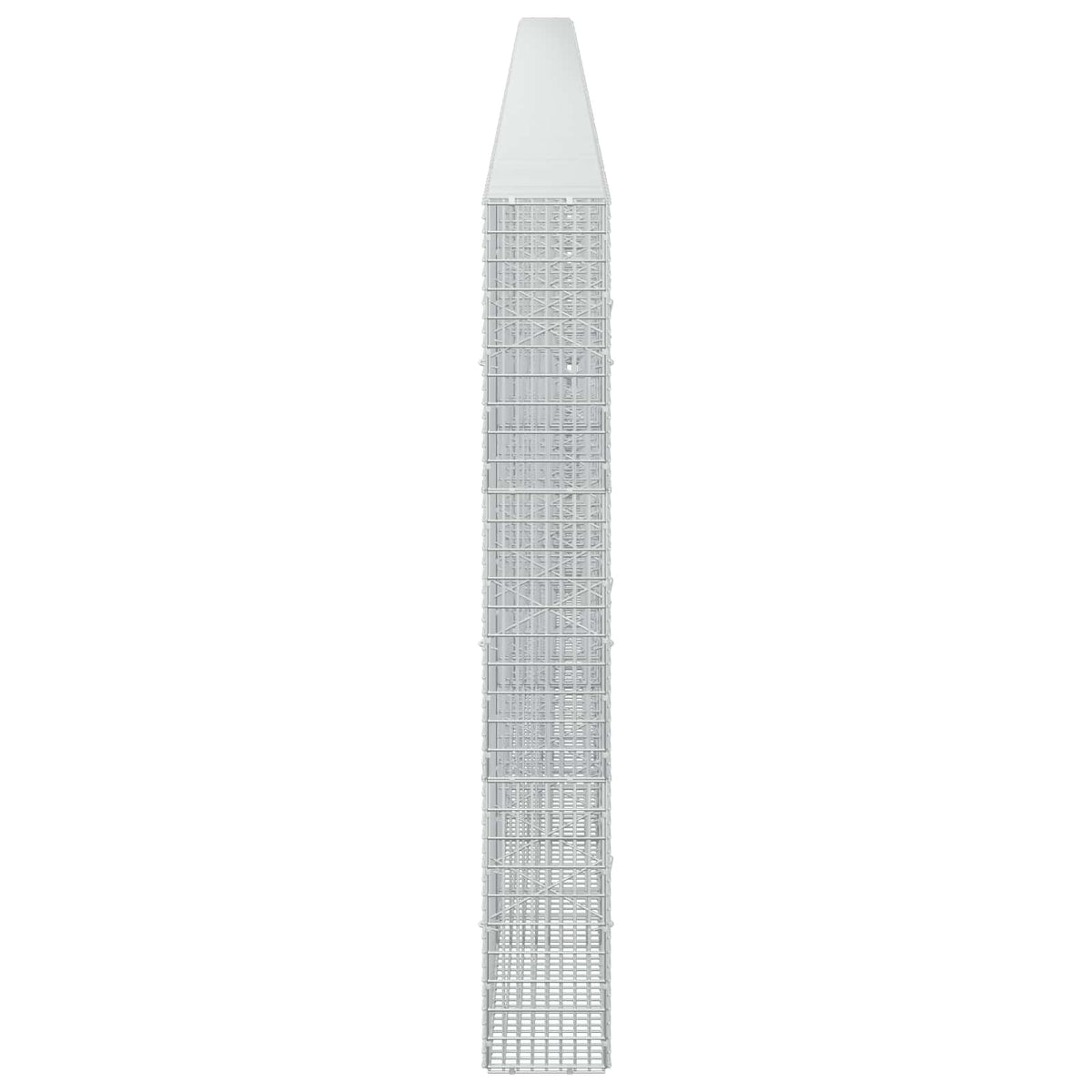 Gabionas su 3,5 mm viela ir 5x2,5 cm tinkleliu 1200x20x150 cm