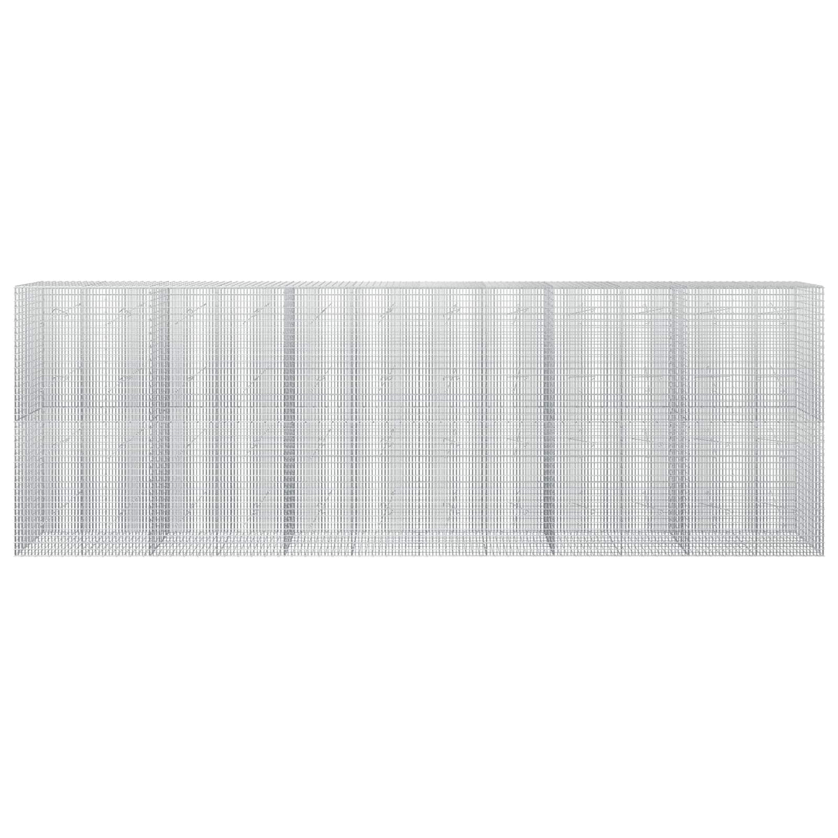 Gabionas su 3,5 mm viela ir 5x2,5 cm tinkleliu 600x20x200 cm