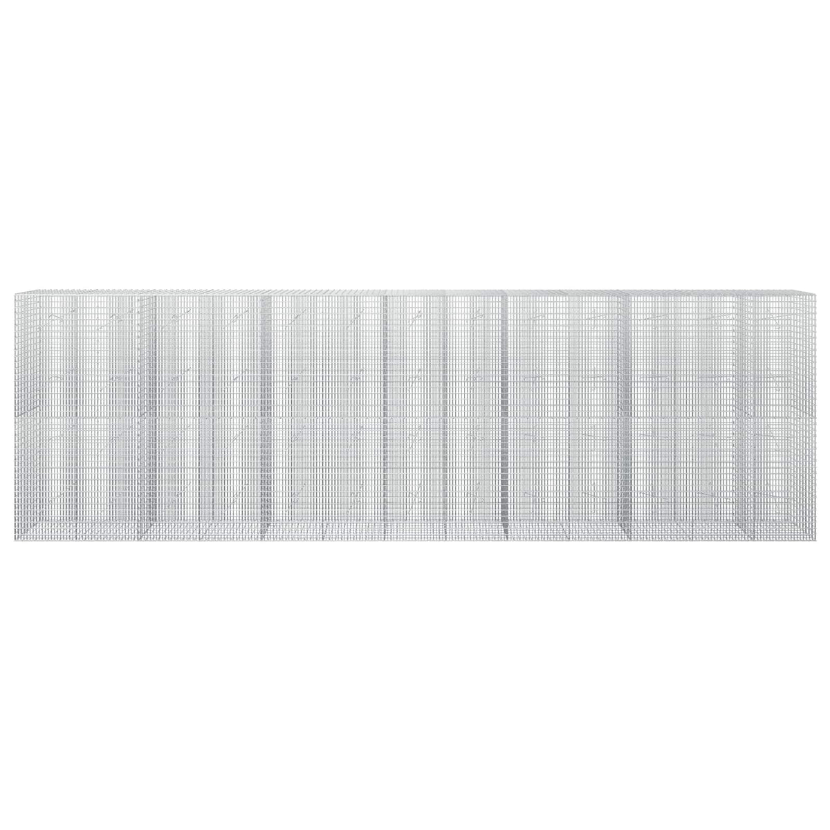 Gabionas su 3,5 mm viela ir 5x2,5 cm tinkleliu 650x20x200 cm
