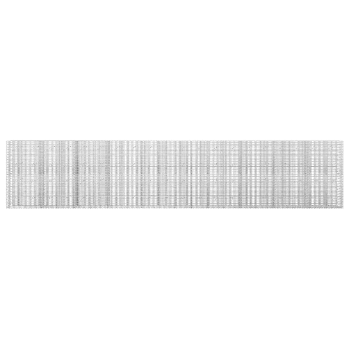 Gabionas su 3,5 mm viela ir 5x2,5 cm tinkleliu 1000x20x200 cm
