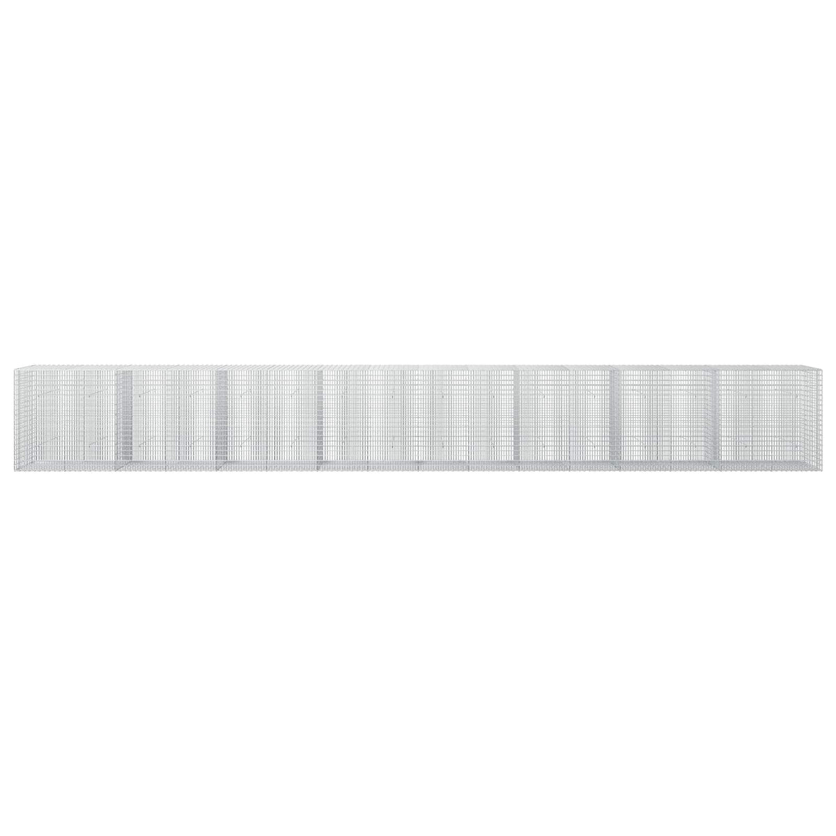 Gabionas su 3,5 mm viela ir 5x2,5 cm tinkleliu 800x30x100 cm