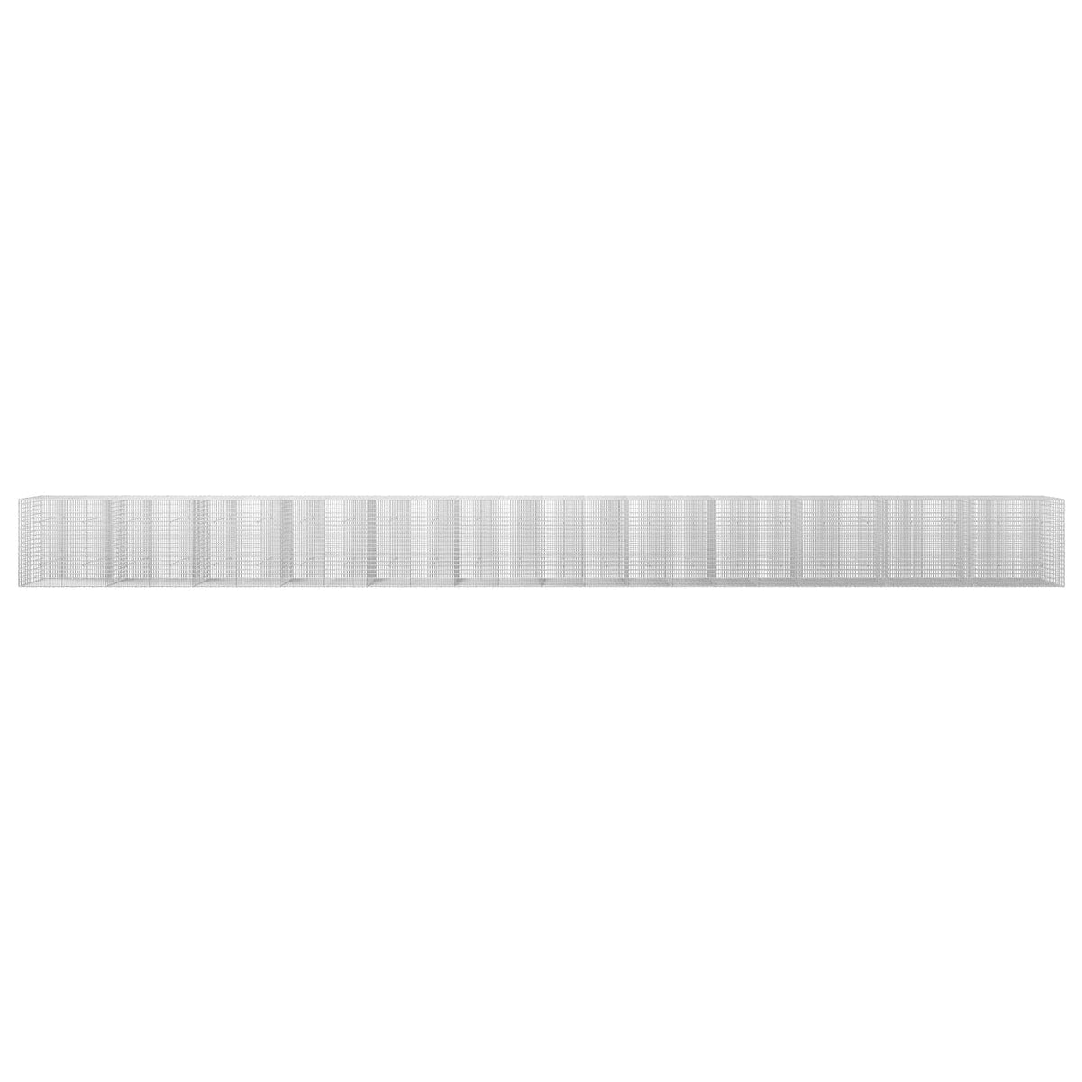 Gabionas su 3,5 mm viela ir 5x2,5 cm tinkleliu 1200x30x100 cm