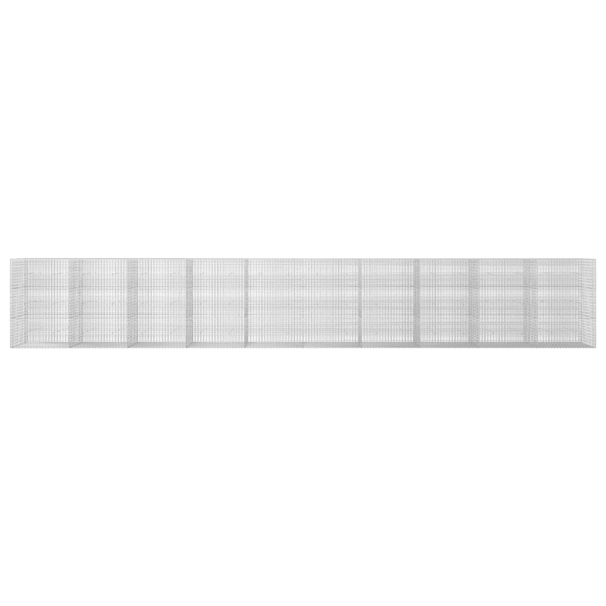 Gabionas su 3,5 mm viela ir 5x2,5 cm tinkleliu 1000x30x150 cm